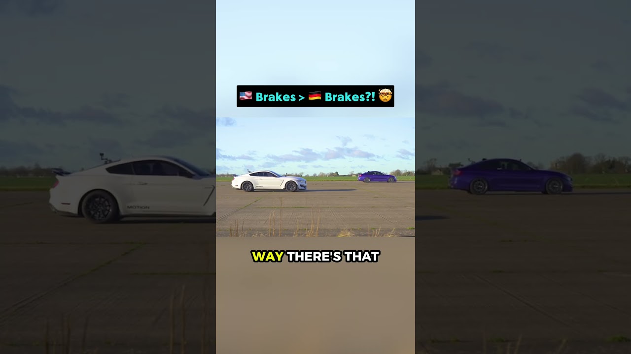 Mustang brakes are better than BMW brakes? 🤯