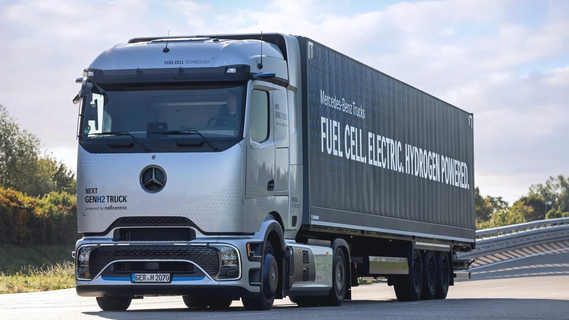 Mercedes NextGenH2 hidrojenli kamyon tanıtıldı