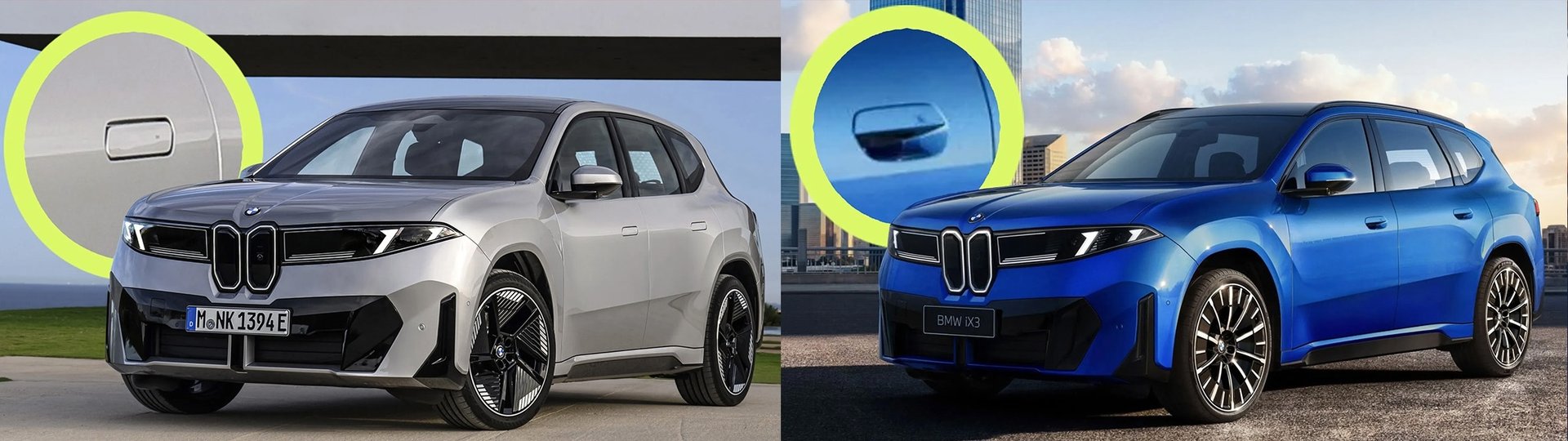 BMW i3 ve iX3 Çin versiyonları geleneksel kapı kollarıyla tanıtıldı