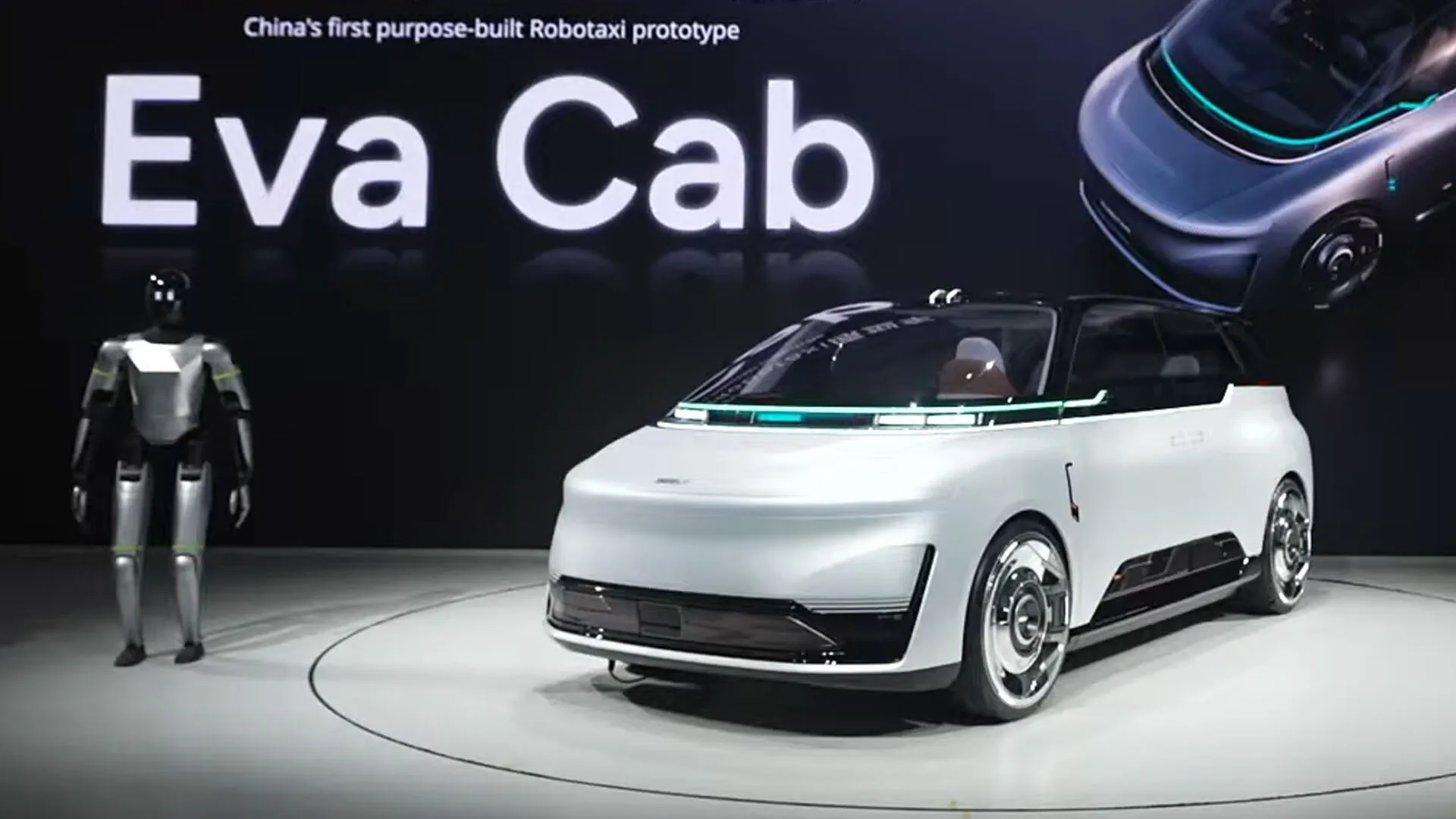 Geely EVA Cab Çin'in ilk özel robotaksisi tanıtıldı