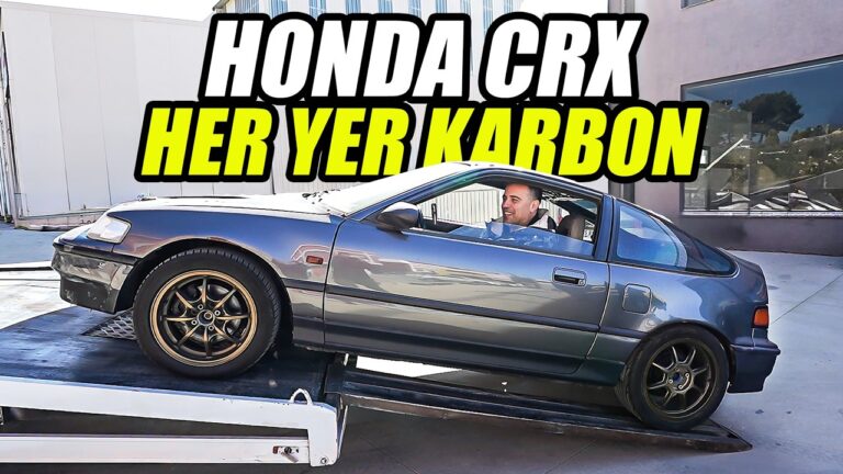 Honda CRX B18 Spec R Project | Karbon Tavan | Kaçan Beygirleri Tekrar Yakaladık