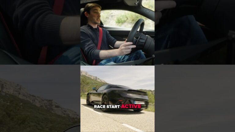 Aston Martin has the easiest launch control EVER!