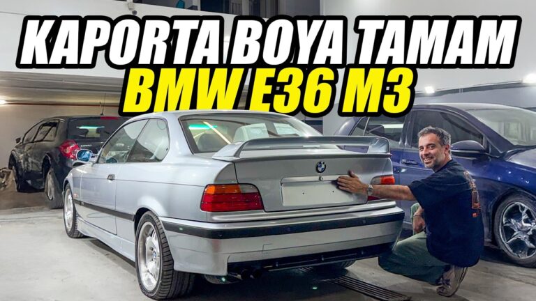 BMW E36 M3 'ü Komple Boyadık | Jantlar Nasıl Oldu?