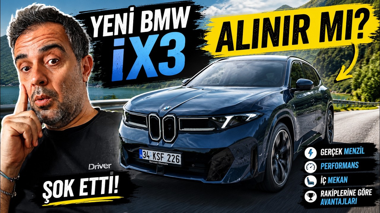BMW iX3 Test Sürüşü 2026 | Bu Fiyata Değer mi? Gerçek Menzil ve Performans