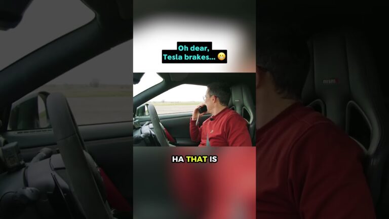 Tesla BRAKE TEST: The fridge strikes again! 😱🤯😭