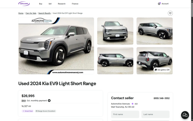 İkinci El Kia EV9 Büyük Fırsata Dönüştüİkinci El Kia EV9 Büyük Fırsata Dönüştü