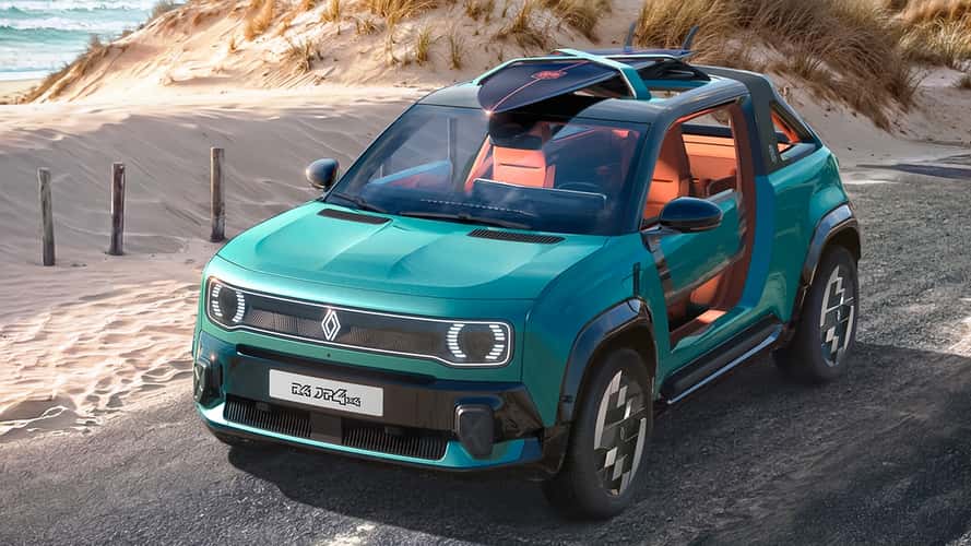 Renault 4 JP4x4 Elektrikli Plaj Aracı Oldu