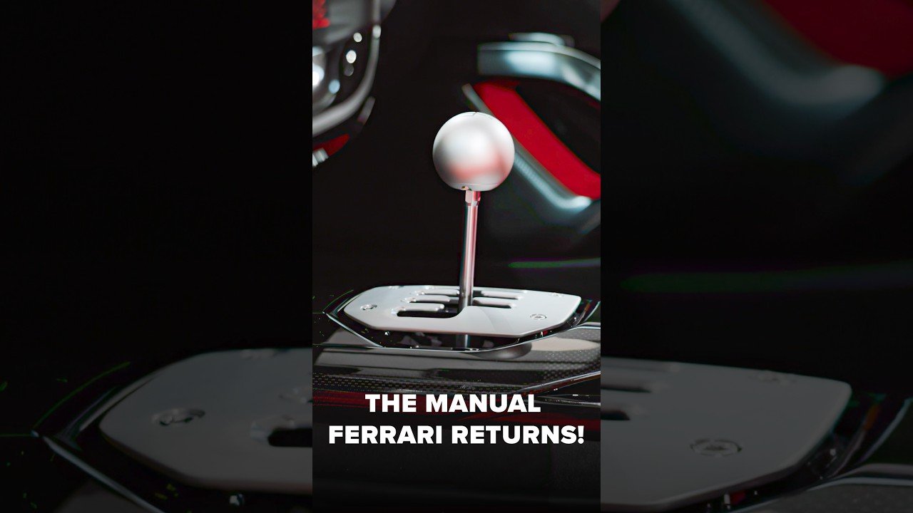 Ferrari brings back the manual gearbox! Sort of…